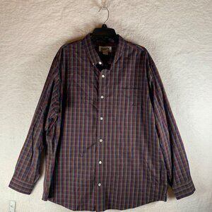 Duluth‎ Trading Men's Relaxed Fit Long Sleeve Untucked Button Down Shirt Size XL